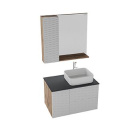 Комплект мебели GROSSMAN Альба 80 дуб веллингтон/белый