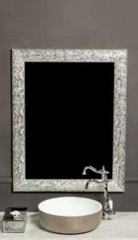 Зеркало ARMADI ART Linea 75 белый/серебро